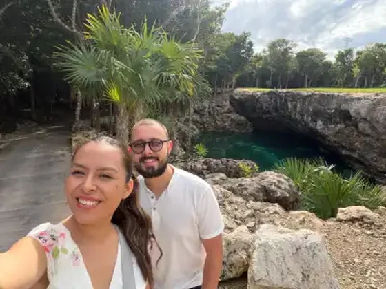 Italú Rivera con inversionistas en la Riviera Maya